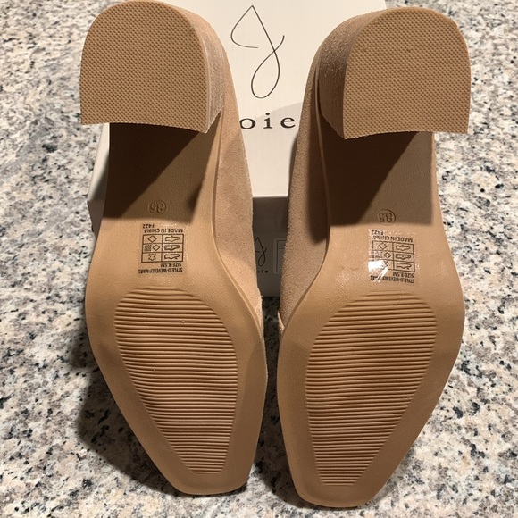 JOIE Wevenly Suede Block Heel Closed Toe Loafer - Picture 8 of 15